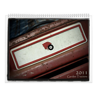 Calendrier Mural 2011 tracteurs de jardin
