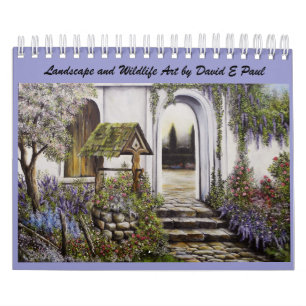Calendrier Mural 2012 paysage et art de faune par David E Paul