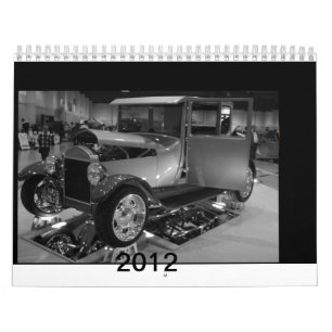 Calendrier Mural 2012 voitures d'hier en noir et blanc