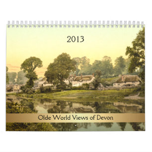Calendrier Mural 2013 visions mondiales d'antan de Devon