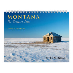 Calendrier mural 2014 du Montana