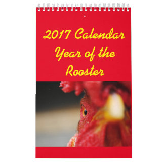 Calendrier Mural 2017 années civiles du coq