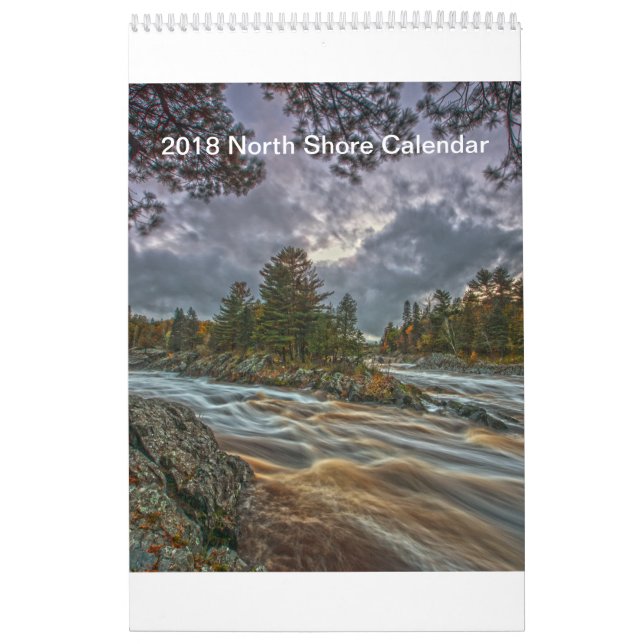 Calendrier Mural 2018 rivages du nord (Protection)