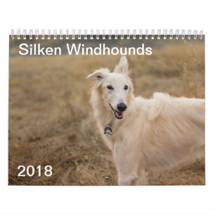 Calendrier Mural 2018 Windhounds de soie (plein corps) 3