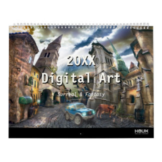 Calendrier Mural 2021 Digital Surreal & Imaginaire Art