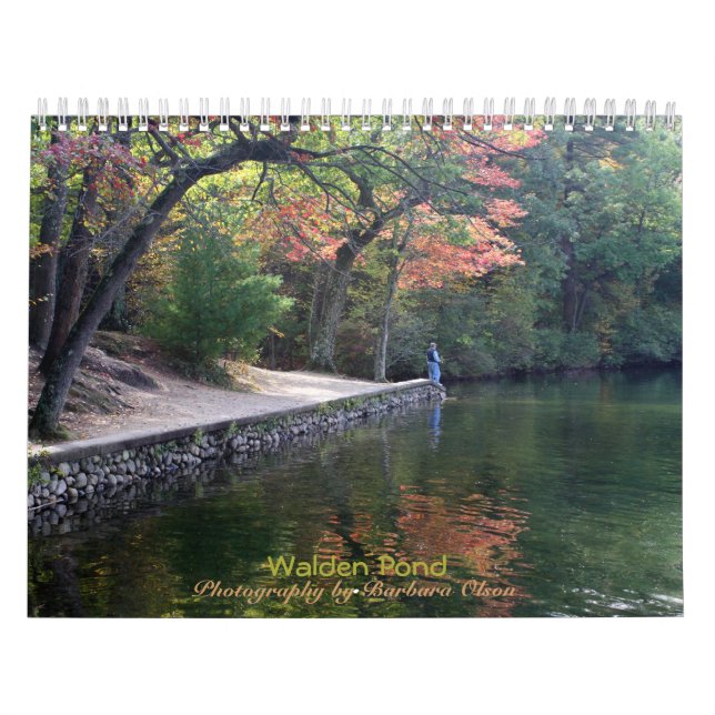 Calendrier Mural 2022 - Walden Pond : avec guillemets (Protection)