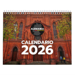 Calendrier Mural 2026   Allemagne inconnue