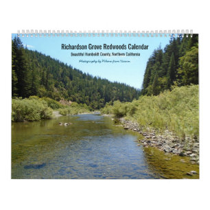 Calendrier mural 2027 Richardson Grove Californie