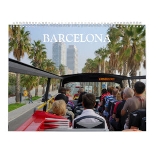 Calendrier Mural 24 mois Barcelone, Espagne