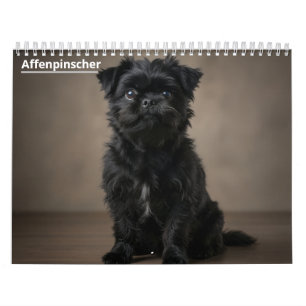 Calendrier mural Affenpinscher 2027