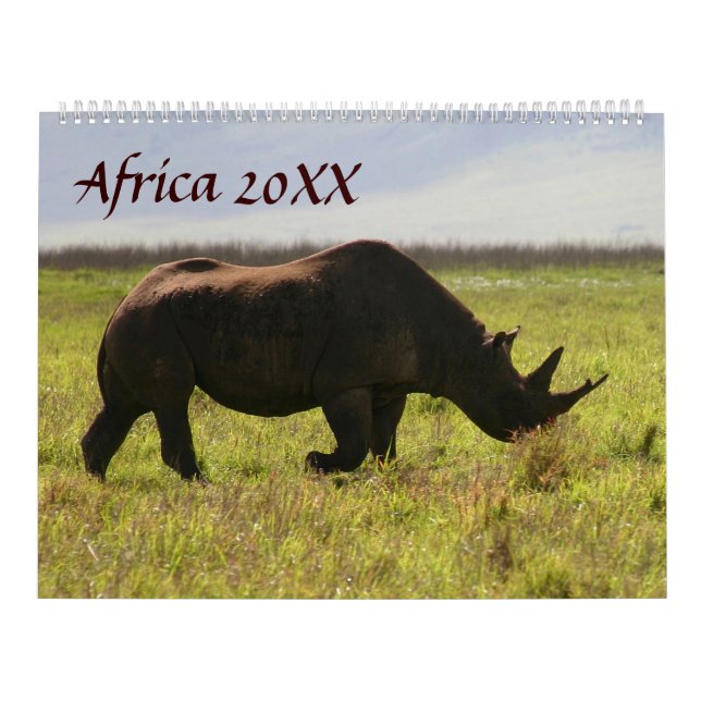 Calendrier Mural Afrique (Protection)