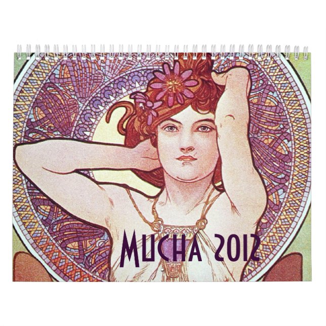 Calendrier Mural Alphonse Mucha (Protection)