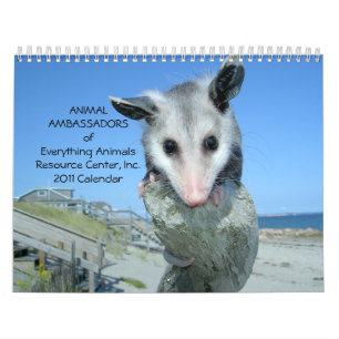 Calendrier mural animal d'ambassadeurs 2011