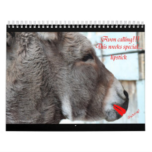 Calendrier Mural Animaux avec l'attitude
