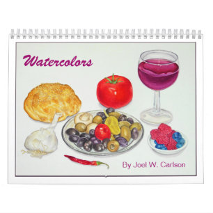 Calendrier Mural Aquarelles par Joel W. Carlson