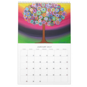 Calendrier Mural Arbre de la vie