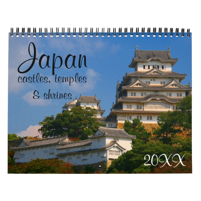 Calendrier Mural architecture japonaise 2025 (Protection)