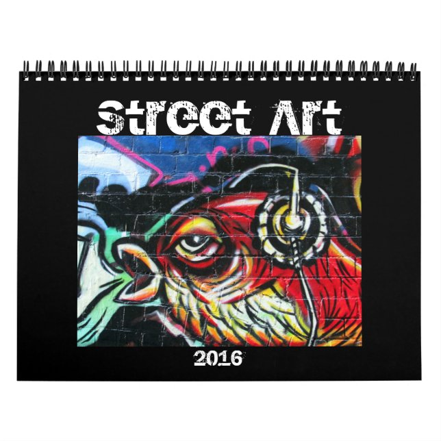 Calendrier Mural art 2016 de rue (Protection)