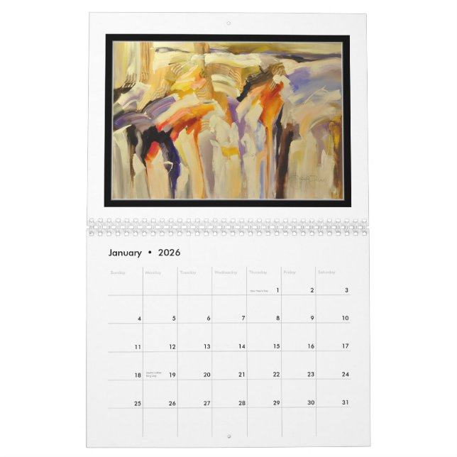 Calendrier Mural Art de Jacek Jung (Jan 2026)