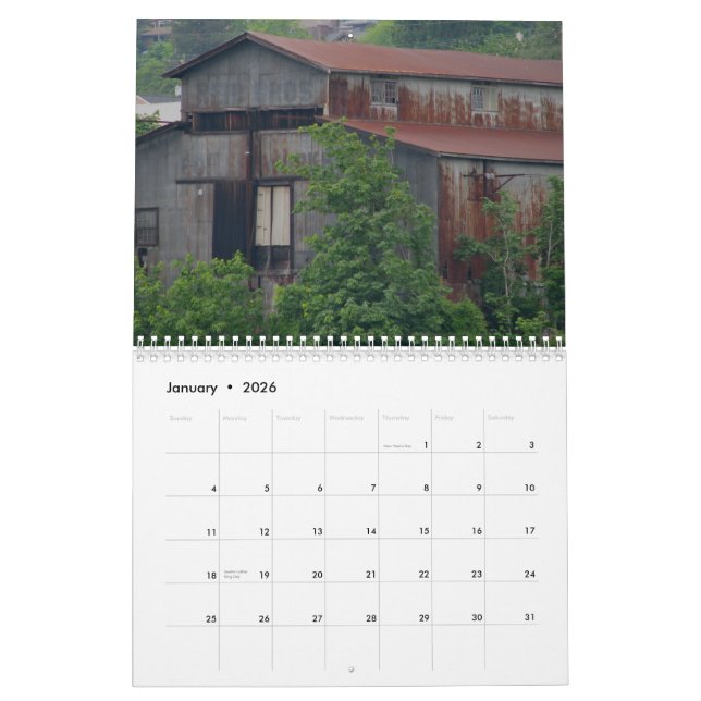 Calendrier Mural Art découvert et autres choses étranges (Jan 2026)