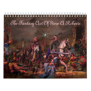 Calendrier Mural Art d'imaginaire par Steve un Roberts