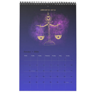 Calendrier mural Astrologie 2026