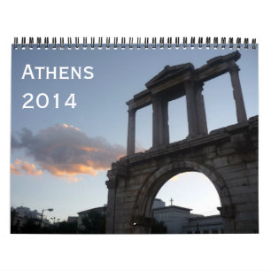 Calendrier Mural Athènes 2014