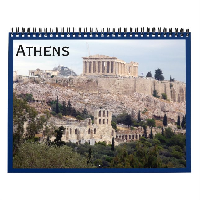 Calendrier Mural athens 2025 (Protection)