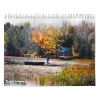 Calendrier Mural Automne au Vermont
