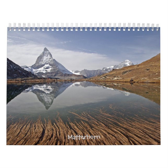 Calendrier Mural autour de la Suisse en 12 mois (Protection)