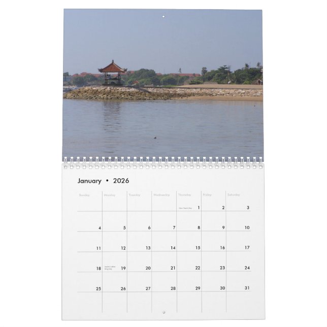 Calendrier Mural Bali 2013 (Jan 2026)