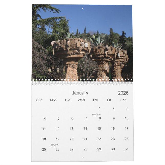 Calendrier Mural Barcelone 2016 (Jan 2026)