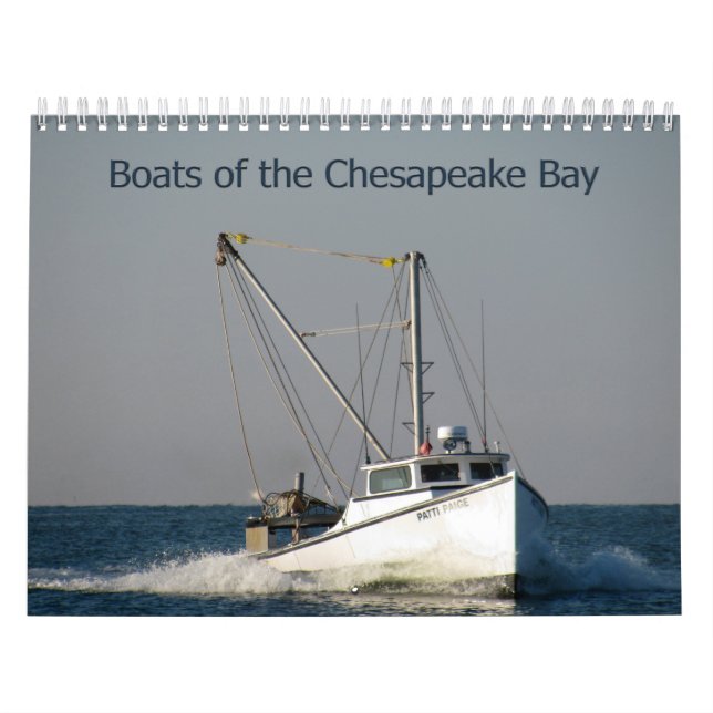 Calendrier Mural Bateaux de la baie de chesapeake (Protection)