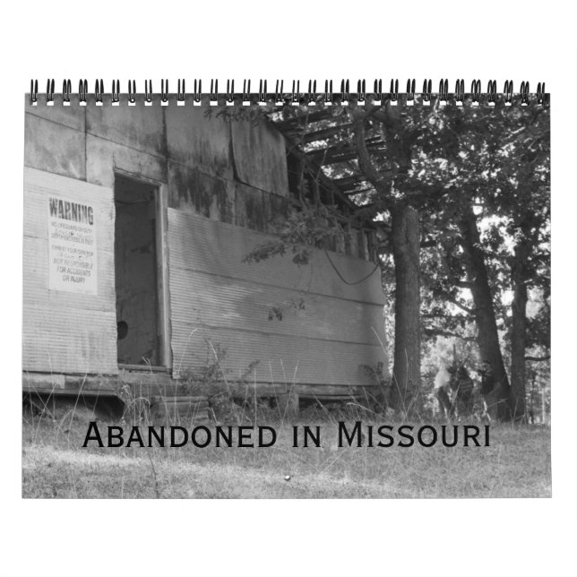 Calendrier Mural Bâtiments abandonnés du Missouri (Protection)
