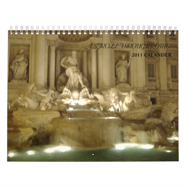 Calendrier Mural Belle Rome 2011 Calender (Protection)