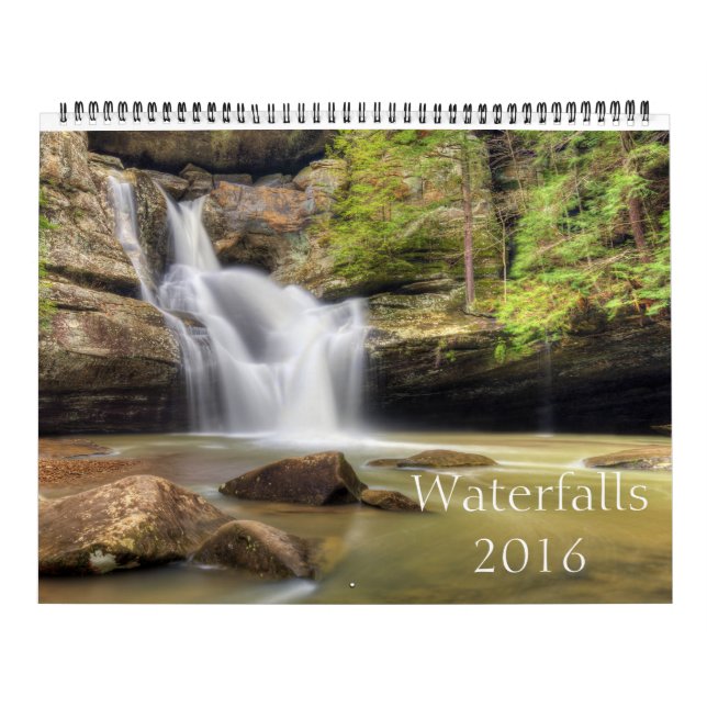 Calendrier Mural Belles chutes d'eau (Protection)