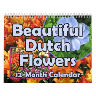 Calendrier Mural Belles fleurs néerlandaises