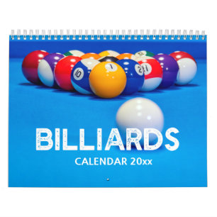 Calendrier mural Billiards 2022