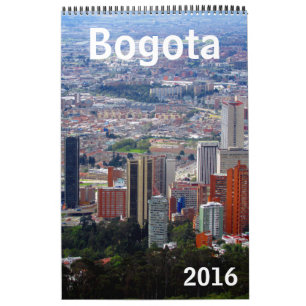 Calendrier Mural Bogota Colombie 2016