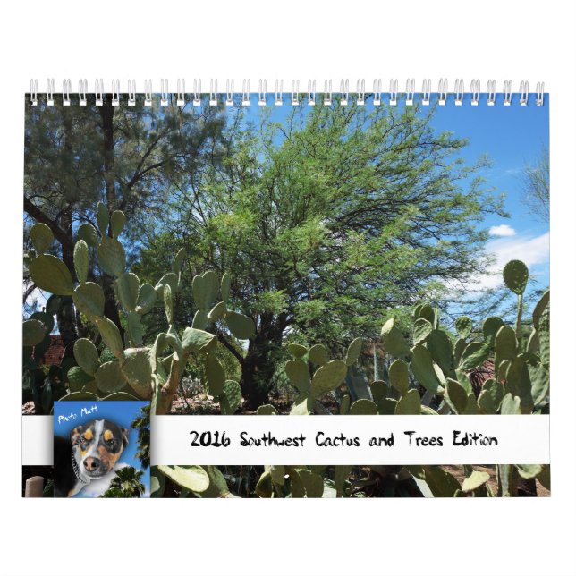 Calendrier Mural Cactus de sud-ouest et édition d'arbres par le (Protection)