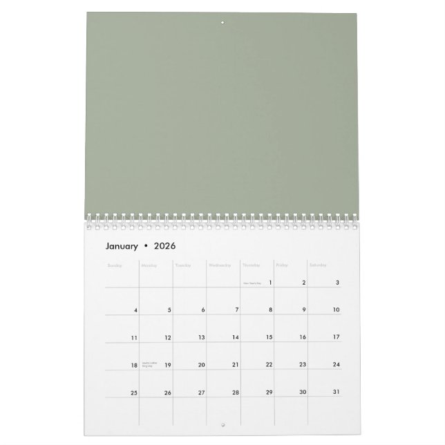Calendrier Mural calander blinky (Jan 2026)
