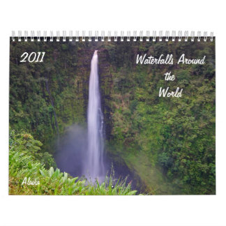 Calendrier Mural Cascades autour du monde, 2011
