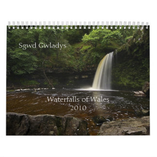 Calendrier Mural Cascades du Pays de Galles 2010