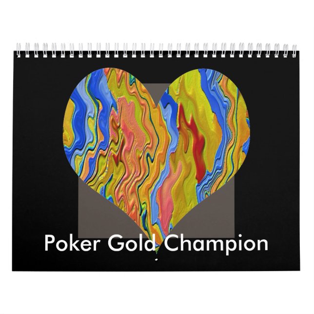 Calendrier Mural Champion d'or de tisonnier (Protection)
