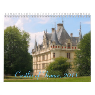 Calendrier Mural Châteaux de la France, 2011