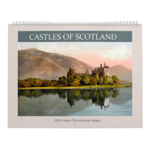 Calendrier Mural Châteaux d'Ecosse 2026