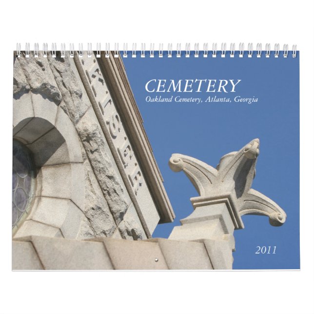 CALENDRIER MURAL CIMETIÈRE (Protection)