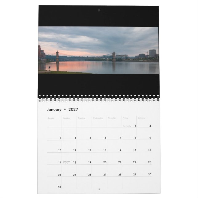 Calendrier Mural Cincinnati 2015 (Jan 2027)