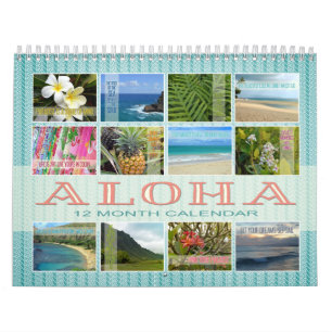 Calendrier Mural Citations/Calendrier photographique Hawaii Aloha