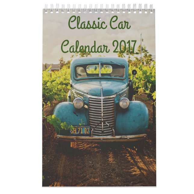 Calendrier Mural Classic Car Calendar 2017 (Protection)